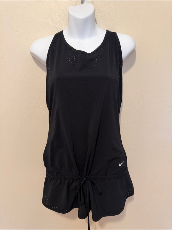 Nike Tops - Nike Black Sleeveless Drawstring Athletic Romper